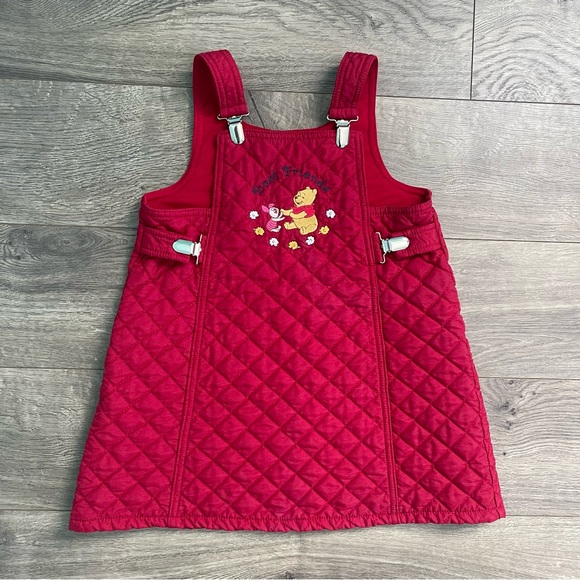 Toobydoo Red And White Cotton Cashmere Pocket Dress B20204
